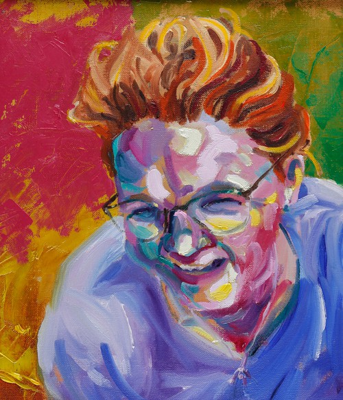 Self Portrait at 50 by Kathleen Calhoun