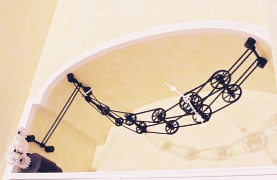 Larry Fransen - suspended clock