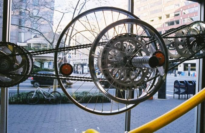 Larry Fransen - bicycle clock