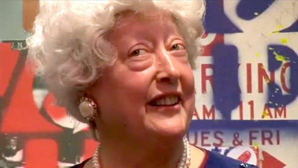 Martha Wilson as Barbara Bush