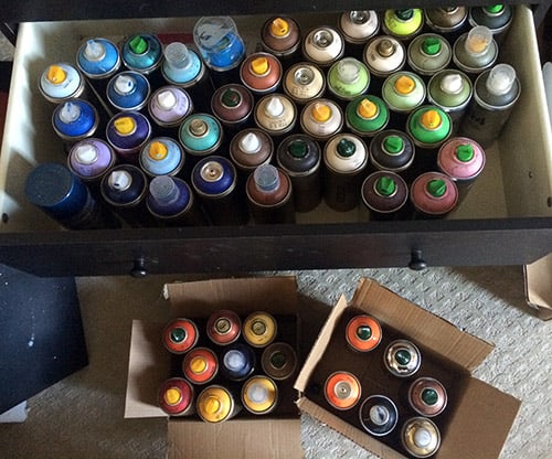 Michael Fischerkeller's palette