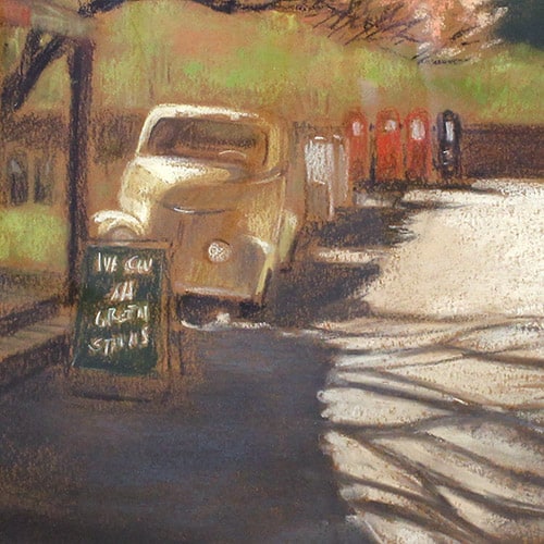 Gasoline Alley II (detail) by Moira McQuillen