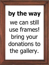 Frame donations needed
