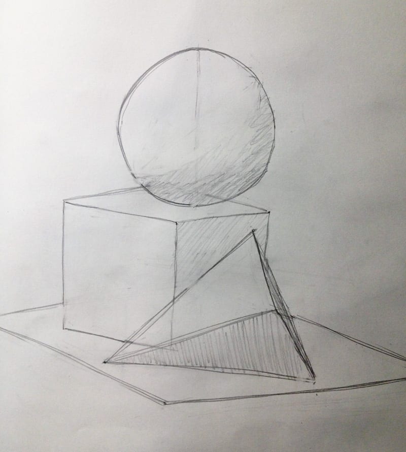 Earlier in class My earlier drawing