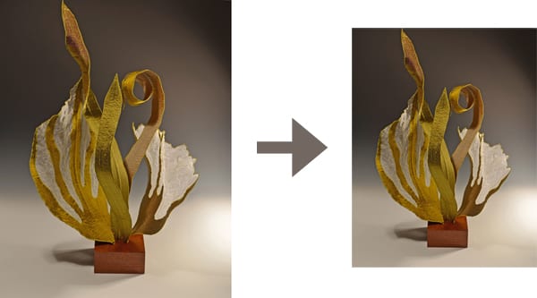 Sculpture: "Unfurling" by 2014 solo artist Natalie Shudt.
