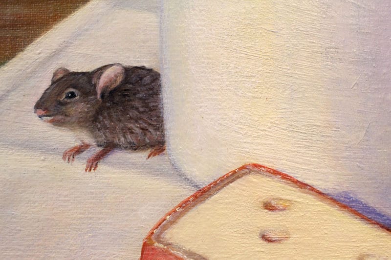 Detail from Silent Visitor by Brent Erickson