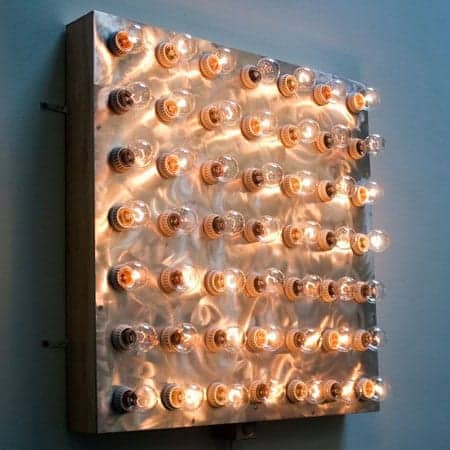 Changing Lights by Simon A.J. Winder. Winder's description of the piece: “The viewer is chaotically and warmly illuminated.” Image used with permission.