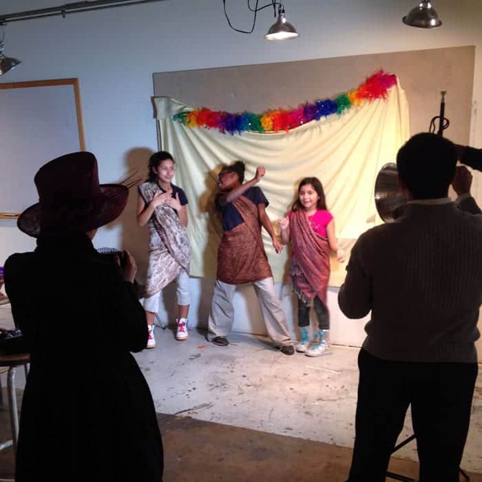 The 2013/14 SOHO class making their photographs.
