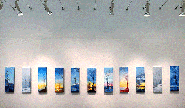 Solo exhibits at The Art League