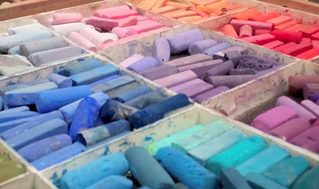 Nancy Freeman pastel demo