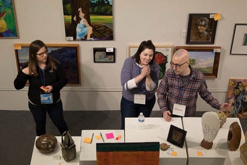 Volunteers at Patrons' Show 2019